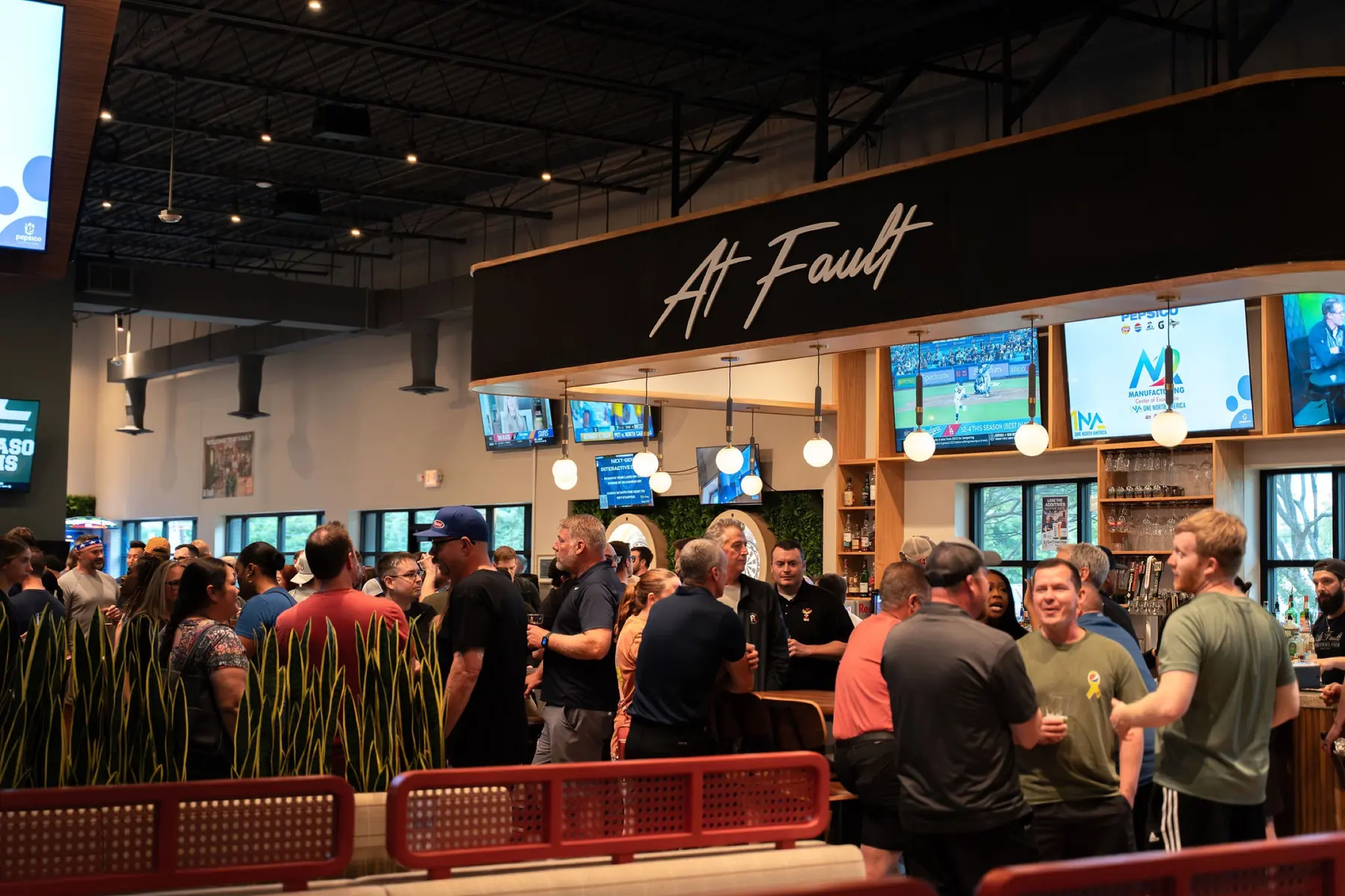 A full private event at At Fault in Dallas